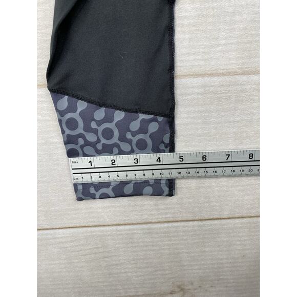 Orangetheory Fitness Leggings Womens XL Black Printed Pull On Workout Skinny - Picture 4 of 8
